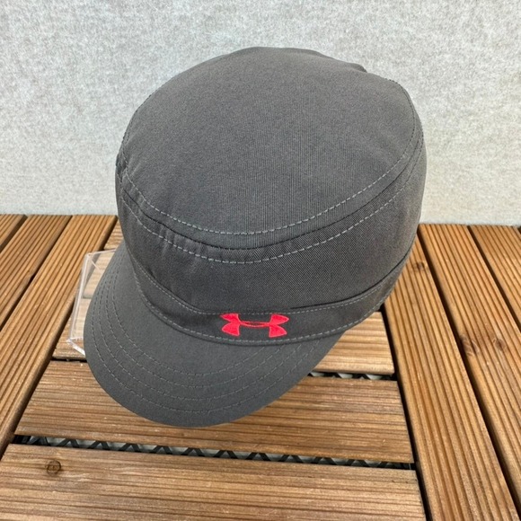 Under Armour Womens Dark Gray Military Style Baseball Cap OSFA - Picture 2 of 8